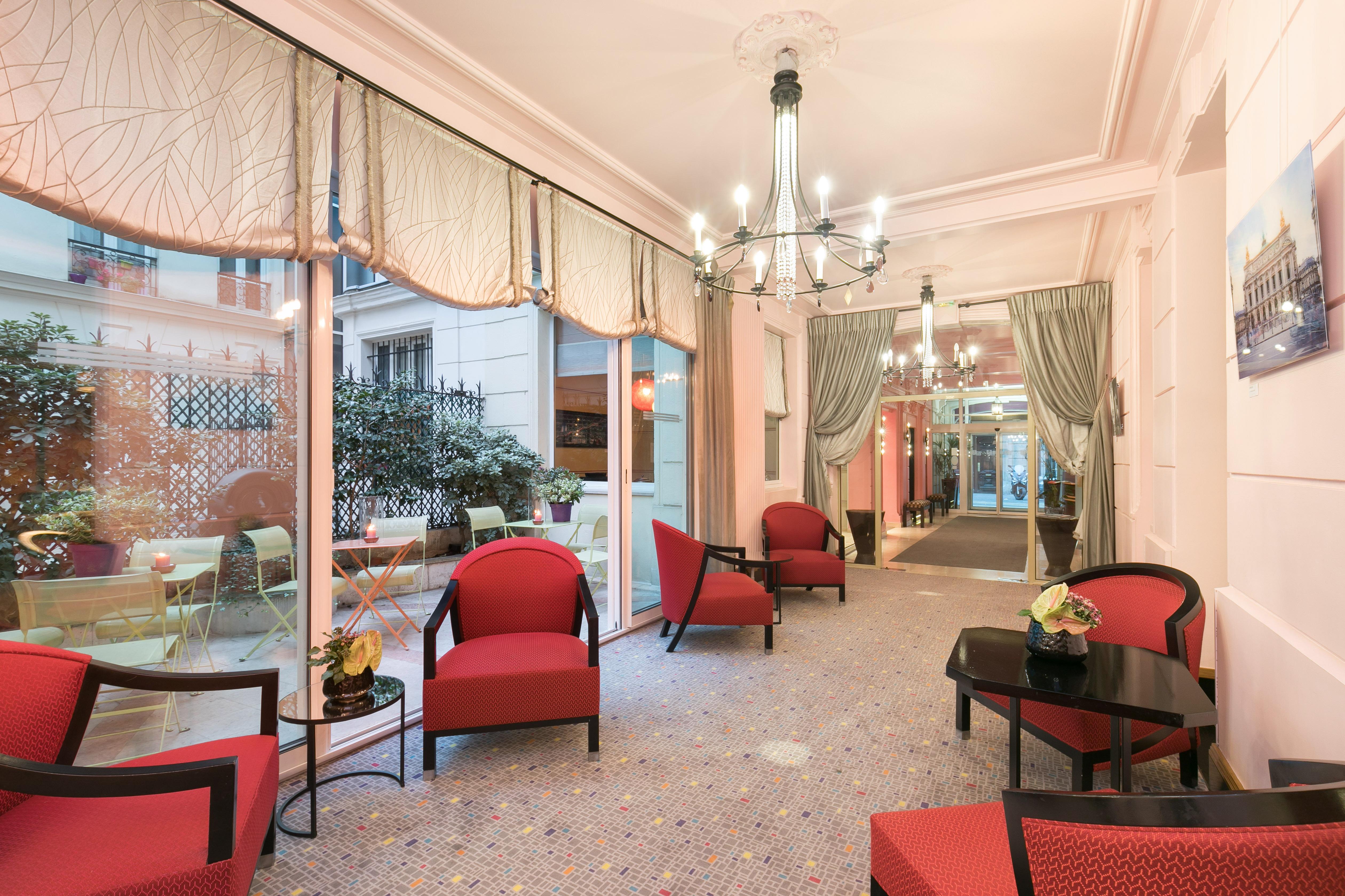 פריז Hotel Le Cardinal מראה פנימי תמונה